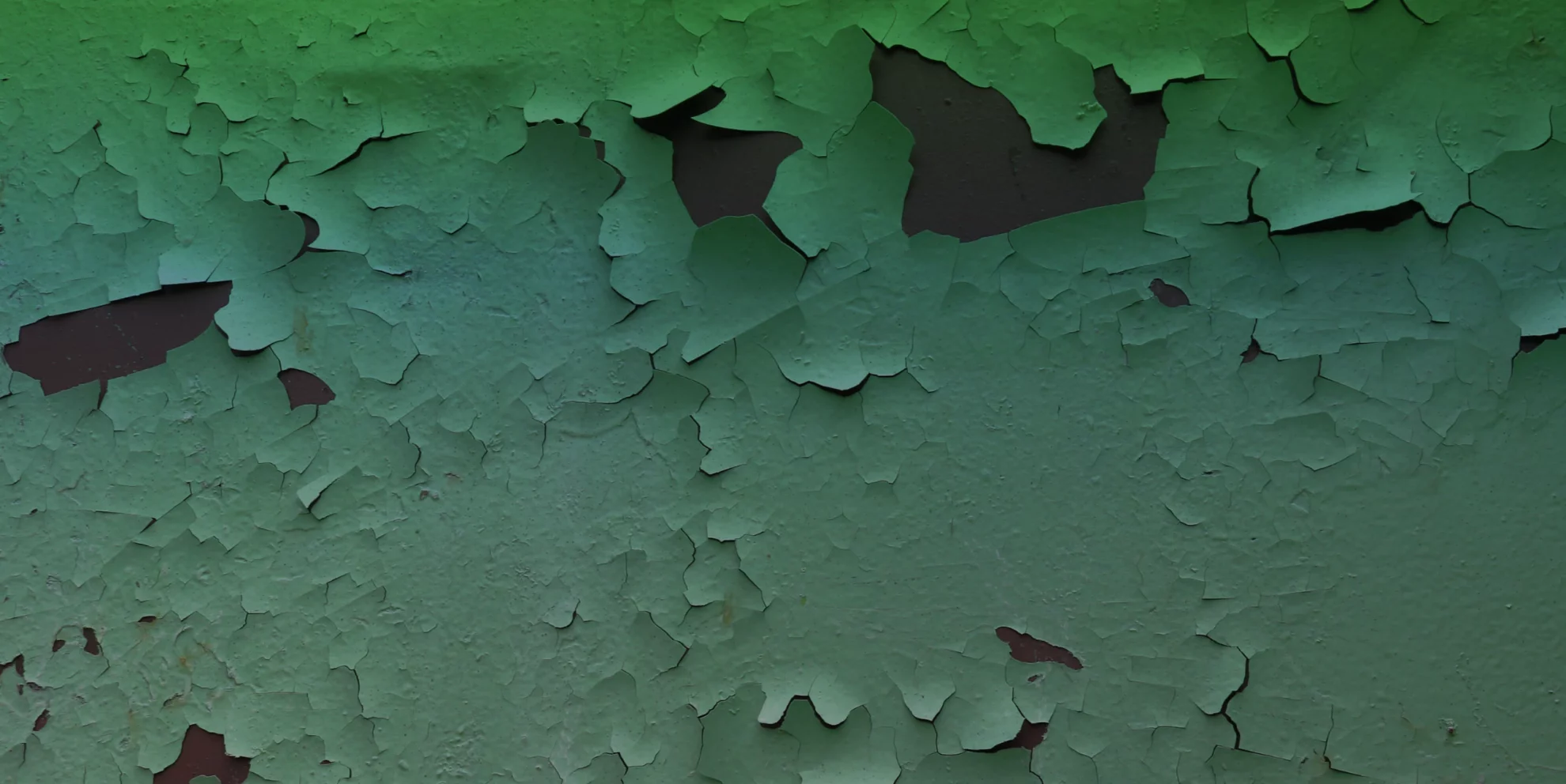 lead paint peeling off a wall